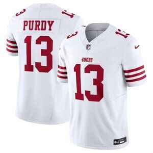 Brock Purdy White Vapor Stitched Jersey Choose for Mens Youths